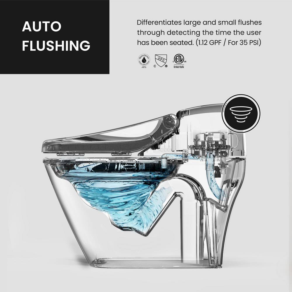 VOVO Stylement Tankless Smart Bidet Toilet with Auto Flush & Heated Seat