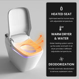 VOVO Stylement Tankless Smart Bidet One-Piece Toilet with UV LED Auto Flush & Heated Seat