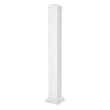 Weatherables 44 in. Vinyl White Railing Post Sleeve Kit
