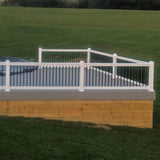 Weatherables 44 in. Vinyl White Railing Post Sleeve Kit