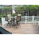 Weatherables Vanderbilt 3.5 ft. H x 5 ft. W White Vinyl Railing Gate Kit