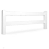 Weatherables 4 ft. W x 3 ft. H 2-Rail White Vinyl Fence Gate EZ Pack