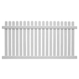 Weatherables Provincetown 3 ft. H x 8 ft. W White Vinyl Picket Fence Panel Kit