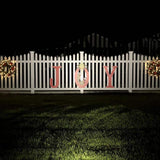 Weatherables Ellington 5 ft. H x 6 ft. W White Vinyl Picket Fence Panel Kit