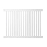 Weatherables Crestview 4 ft. H x 6 ft. W White Vinyl Pool Fence Panel