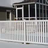 Weatherables Crestview 4 ft. H x 6 ft. W White Vinyl Pool Fence Panel