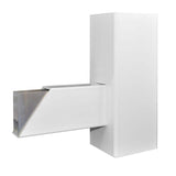 Weatherables Crestview 4 ft. H x 8 ft. W White Vinyl Pool Fence Panel