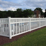 Weatherables Atlantis 5 ft. H x 8 ft. W White Vinyl Pool Fence Panel