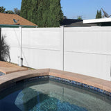 Weatherables Augusta 7 ft. H x 6 ft. W Khaki Vinyl Privacy Fence Panel Kit