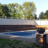 Weatherables Bradford 7 ft. H x 6 ft. W White Vinyl Privacy Fence Panel Kit