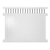Weatherables Tuscany 6 ft. H x 6 ft. W White Vinyl Privacy Fence Panel Kit