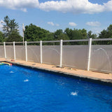 Weatherables Tuscany 6 ft. H x 6 ft. W White Vinyl Privacy Fence Panel Kit