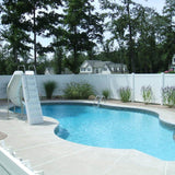 Weatherables Pembroke 4 ft. x 6 ft. White Vinyl Privacy Fence Panel