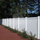 Weatherables Pembroke 4 ft. x 6 ft. White Vinyl Privacy Fence Panel