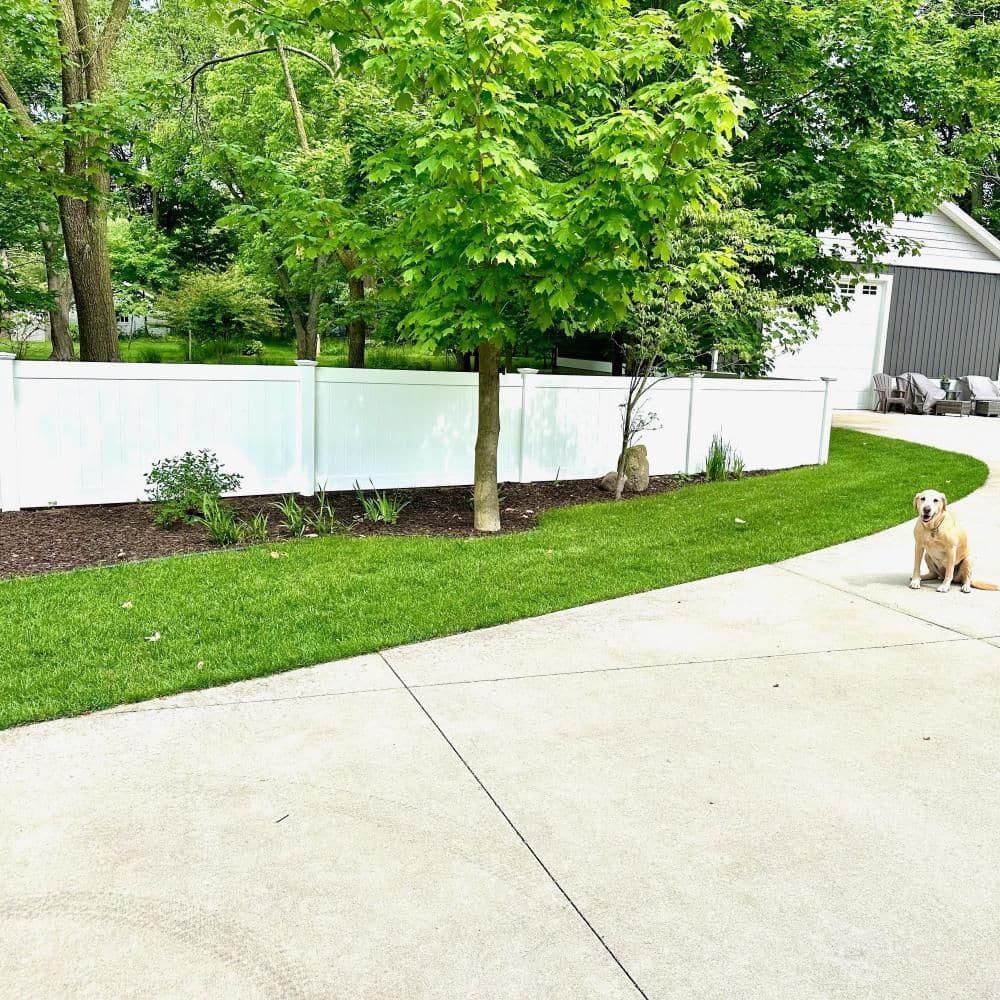 Weatherables Pembroke 4 ft. x 8 ft. White Vinyl Privacy Fence Panel Kit