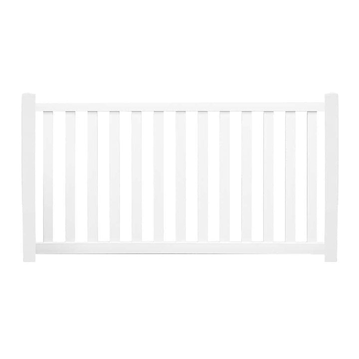 Weatherables 48 in. H x 212 ft. L Captiva White Vinyl Complete Vinyl Pool Fence Project Pack