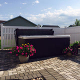 Weatherables Huntington 6 ft. H x 8 ft. W White Vinyl Semi-Privacy Fence Panel Kit