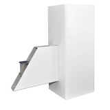 Weatherables Huntington 6 ft. H x 8 ft. W White Vinyl Semi-Privacy Fence Panel Kit
