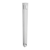 Weatherables 5 in. x 5 in. x 8 ft. White Vinyl Fence 3-Way Post