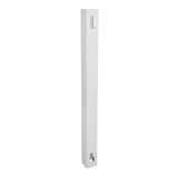Weatherables 5 in. x 5 in. x 10 ft. White Vinyl Fence Corner Post