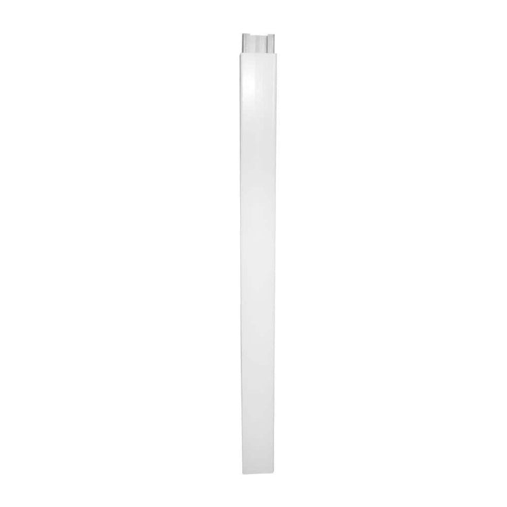 Weatherables 4 in. x 4 in. x 6 ft. White Vinyl Fence Gate Blank Post
