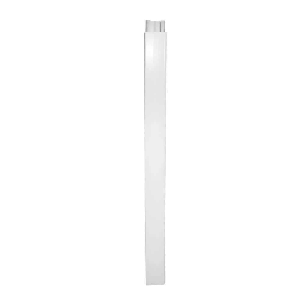 Weatherables 5x5 in. x 8 ft. White Vinyl Fence Gate Blank Post