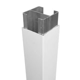 Weatherables 5x5 in. x 8 ft. White Vinyl Fence Gate Blank Post