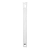 Weatherables 5 in. x 5 in. x 11.6 ft. White Vinyl Fence Line Post