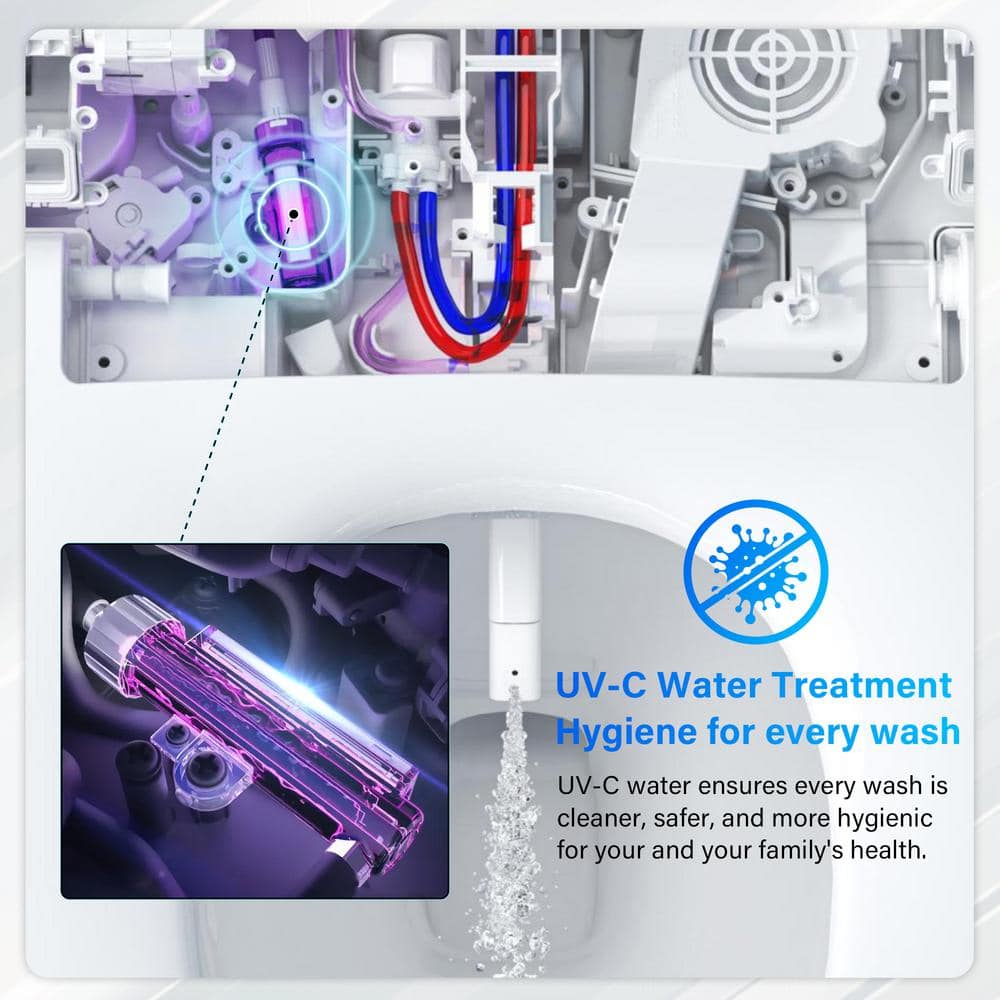 WELLFOR ELARA Smart Bidet Toilet with Built-in Tank and Auto Flush