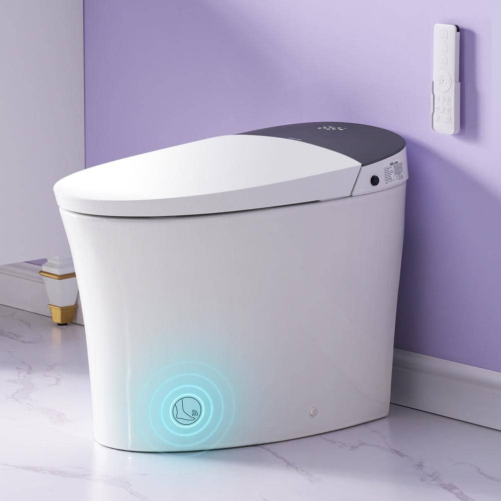 WELLFOR ARLO ADA Elongated LED Smart Bidet Toilet with Auto Open/Close/Flush