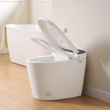 WELLFOR Nova Elongated Built-in Tank Smart Toilet Bidet in White - ADA Compliant, Auto Flush, Energy Efficient