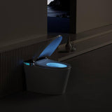 WELLFOR Elongated Smart Bidet Toilet with Voice Control and Heated Seat