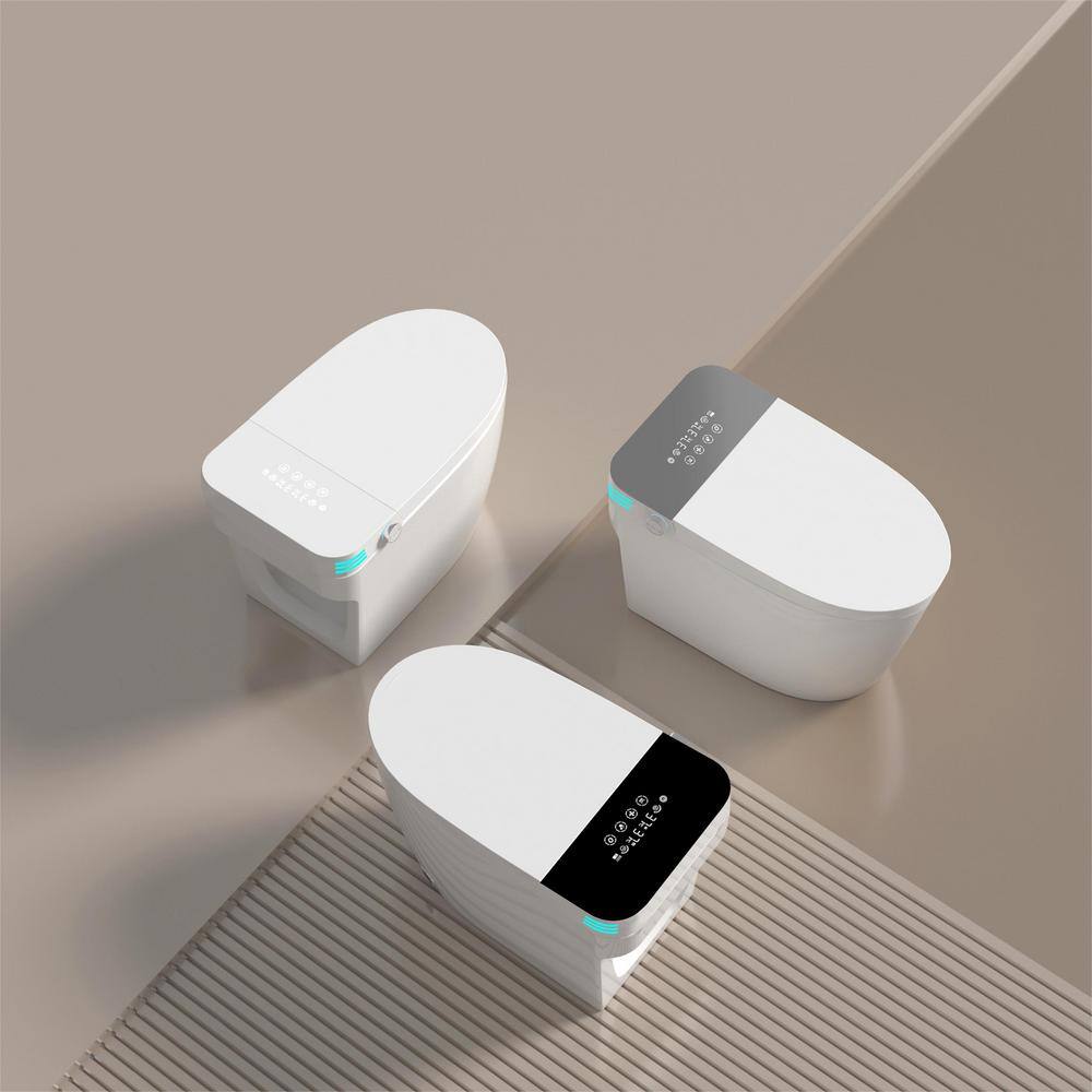 WELLFOR Elongated Smart Bidet Toilet with Voice Control & Heated Seat