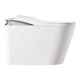 WELLFOR Elongated Smart Bidet Toilet 1.28 GPF with Auto Features and Accessories