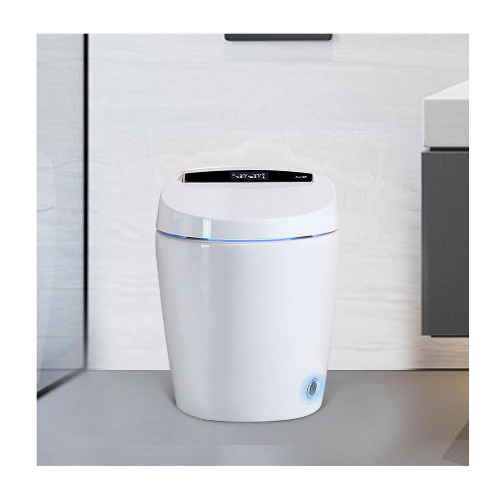 WELLFOR Elongated Smart Bidet Toilet 1.28 GPF with Auto Features and Accessories