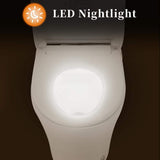 WELLFOR Elongated Smart Bidet Toilet 1.28 GPF with Heated Seat & Auto Flush