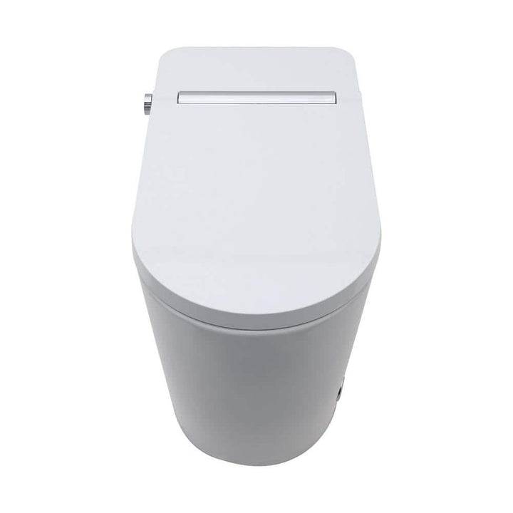 WELLFOR MT4 Elongated Heated Seat Bidet Toilet with Foot Sensor Flush and LED Night Light