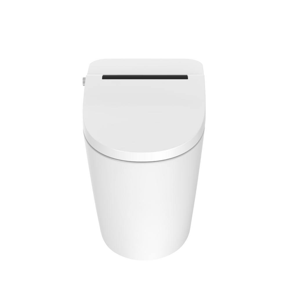WELLFOR Elongated Dual Flush Smart Bidet Toilet with Heated Seat – White