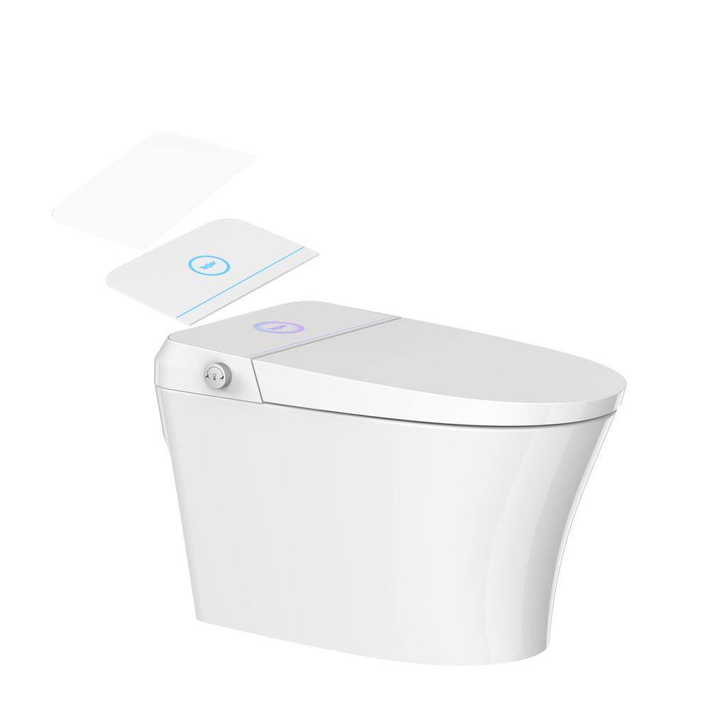 WELLFOR Dual Flush Smart Bidet Toilet with Auto Flush and Heated Seat