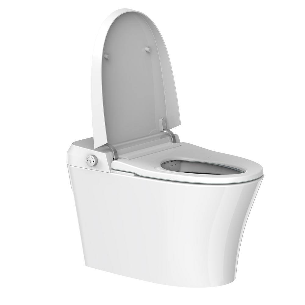 WELLFOR Dual Flush Smart Bidet Toilet with Auto Flush and Heated Seat