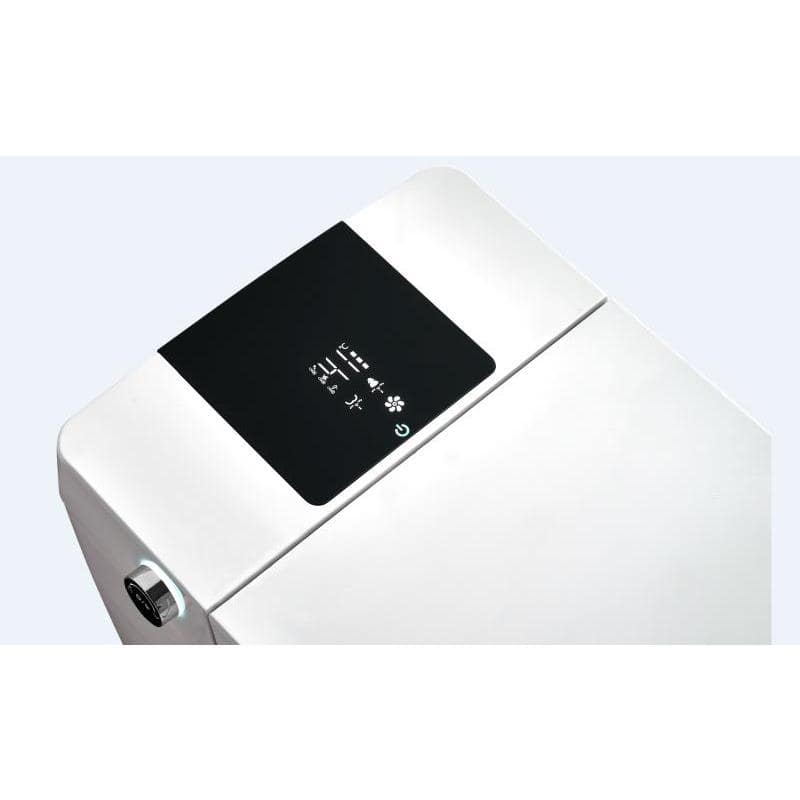 WELLFOR T2 Elongated Bidet Toilet 1.28 GPF White with Nightlight and LED Display