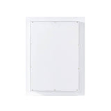 WELLFOR 24 in. W x 32 in. H Rectangular Solid Wood Recessed Medicine Cabinet with Mirror