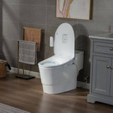 WOODBRIDGE Revel I Dual Flush Smart Bidet Toilet - Elongated, White