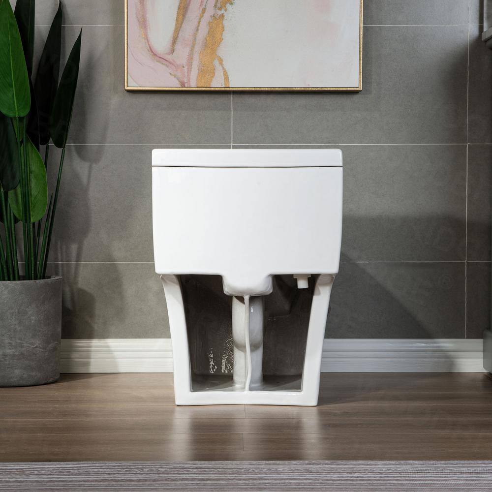 WOODBRIDGE Revel I Dual Flush Smart Bidet Toilet - Elongated, White