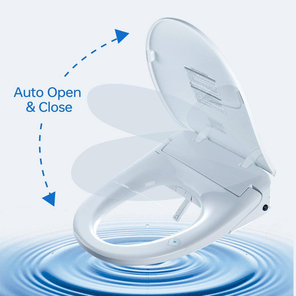 WOODBRIDGE Elongated Bidet Toilet 1.27 GPF, Smart Dual Flush with Heated Seat