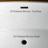 WOODBRIDGE 71 in. Acrylic FlatBottom Double-Ended Freestanding Bathtub, Oil-Rubbed Bronze Overflow & Drain, White