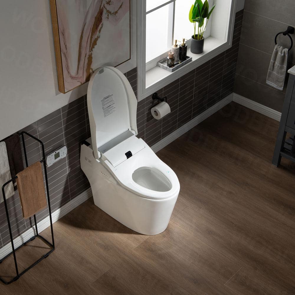 WOODBRIDGE Venezia Intelligent Elongated Smart Bidet Toilet with Auto Features