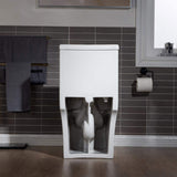 WOODBRIDGE Journey 1-Piece Dual Flush Elongated Smart Bidet Toilet in White