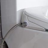 WOODBRIDGE Journey 1-Piece Dual Flush Elongated Smart Bidet Toilet in White