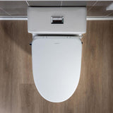 WOODBRIDGE Journey 1-Piece Dual Flush Elongated Smart Bidet Toilet in White